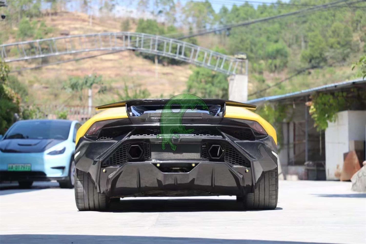 Tecnica Dry Carbon Fiber Full Body Kit For Lamborghini Huracan LP610 LP580 EVO conversion facelift upgrade change bodykit