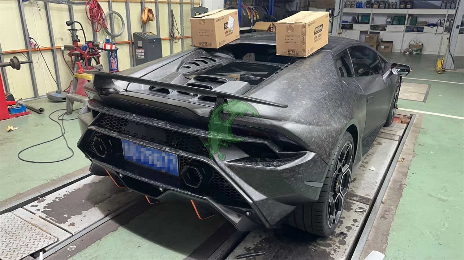 Tecnica Dry Carbon Fiber Full Body Kit For Lamborghini Huracan LP610 LP580 EVO conversion facelift upgrade change bodykit