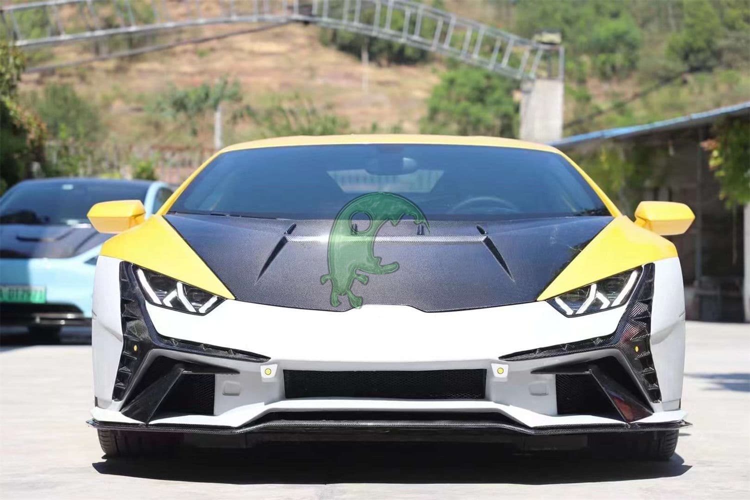 Tecnica Dry Carbon Fiber Full Body Kit For Lamborghini Huracan LP610 LP580 EVO conversion facelift upgrade change bodykit