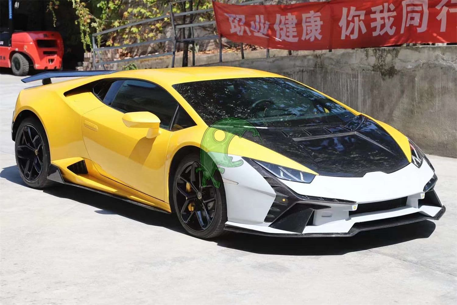 Tecnica Dry Carbon Fiber Full Body Kit For Lamborghini Huracan LP610 LP580 EVO conversion facelift upgrade change bodykit