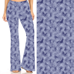 Dreamy purple texture Flares pants