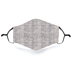 ：Gray-white bottom with fishskin texture mask