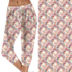 Rainbow little loop capri jogger