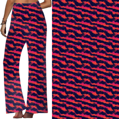 Tiger skin pattern on red background lounge pant