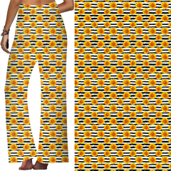 Sunflower with black and white background lounge pant