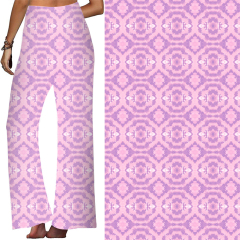 Pink pattern lounge pant