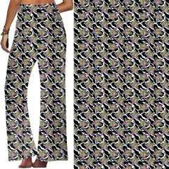 Black and white color stars lounge pant