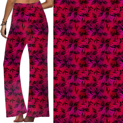 Red maple leaves lounge pant