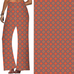 Orange-kaleidoscope-lounge pant