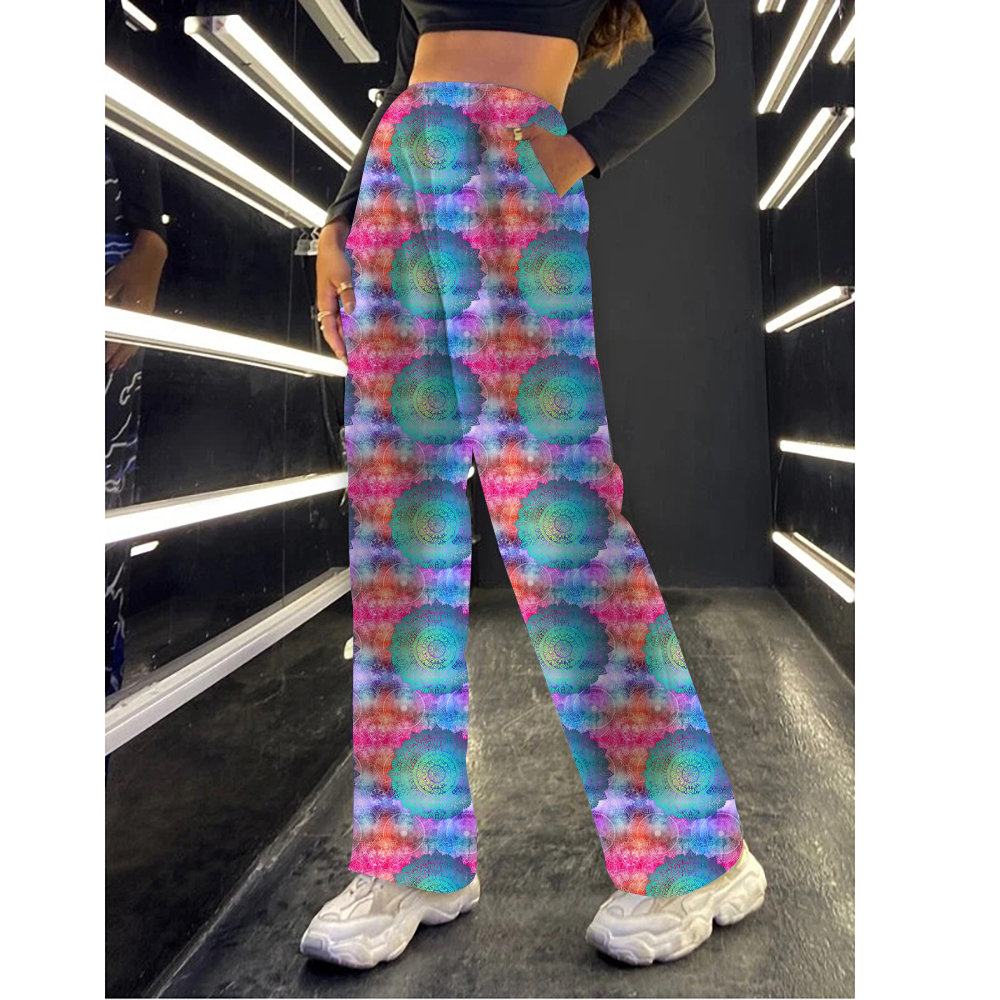 Tie-dye kaleidoscope-lounge pant