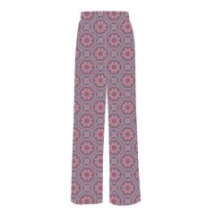 Pink-kaleidoscope print-lounge pant