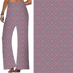 Pink-kaleidoscope print-lounge pant