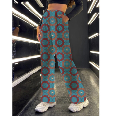 Multicolor kaleidoscope-lounge pants