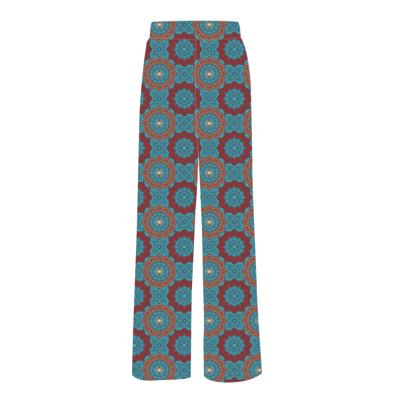 Multicolor kaleidoscope-lounge pants