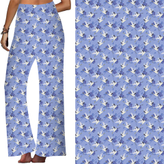 Blue-Swan printing-lounge pant