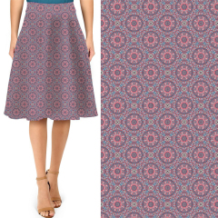 Pink wheel print skirt