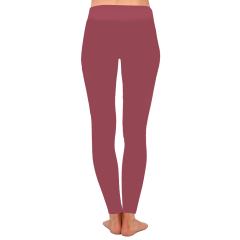 Deep pink high waist leggings