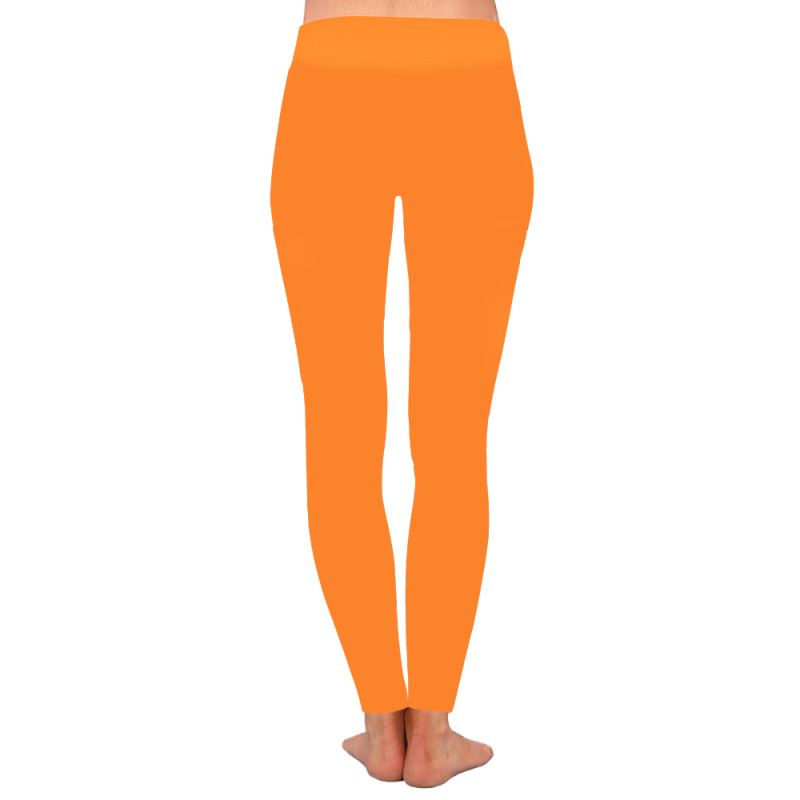 Bright yellow high waist leggings