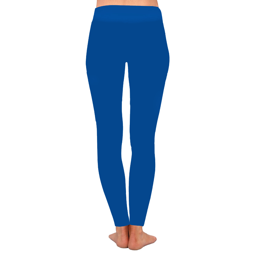 Blue high waist leggings