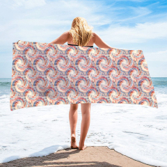 Clours printing square towel