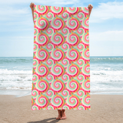 Clours printing square towel