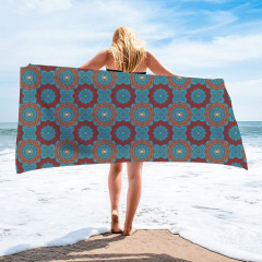 Clours printing square towel