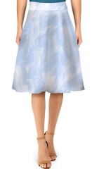 Light blue printed skirts