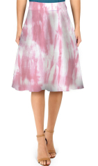 Light pink printed skirts