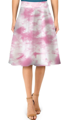 Pink printed skirts
