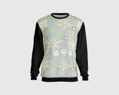 Grey Background Crewneck Sweatshirts Top