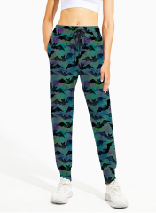 tie die full length joggers