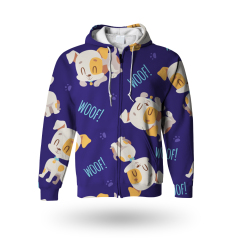 tie die full zipper hooded sweatshirts