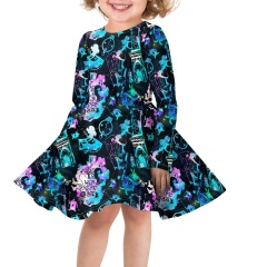 Children's long-sleeved dresses