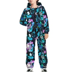 Children's hooded sweatshirt jumpsuit