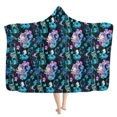 Thickened hooded blanket