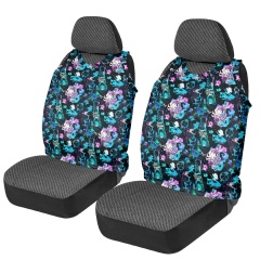 Short-sleeved slit skirtTank Jacket Car Cushion Cover (2-piece set)