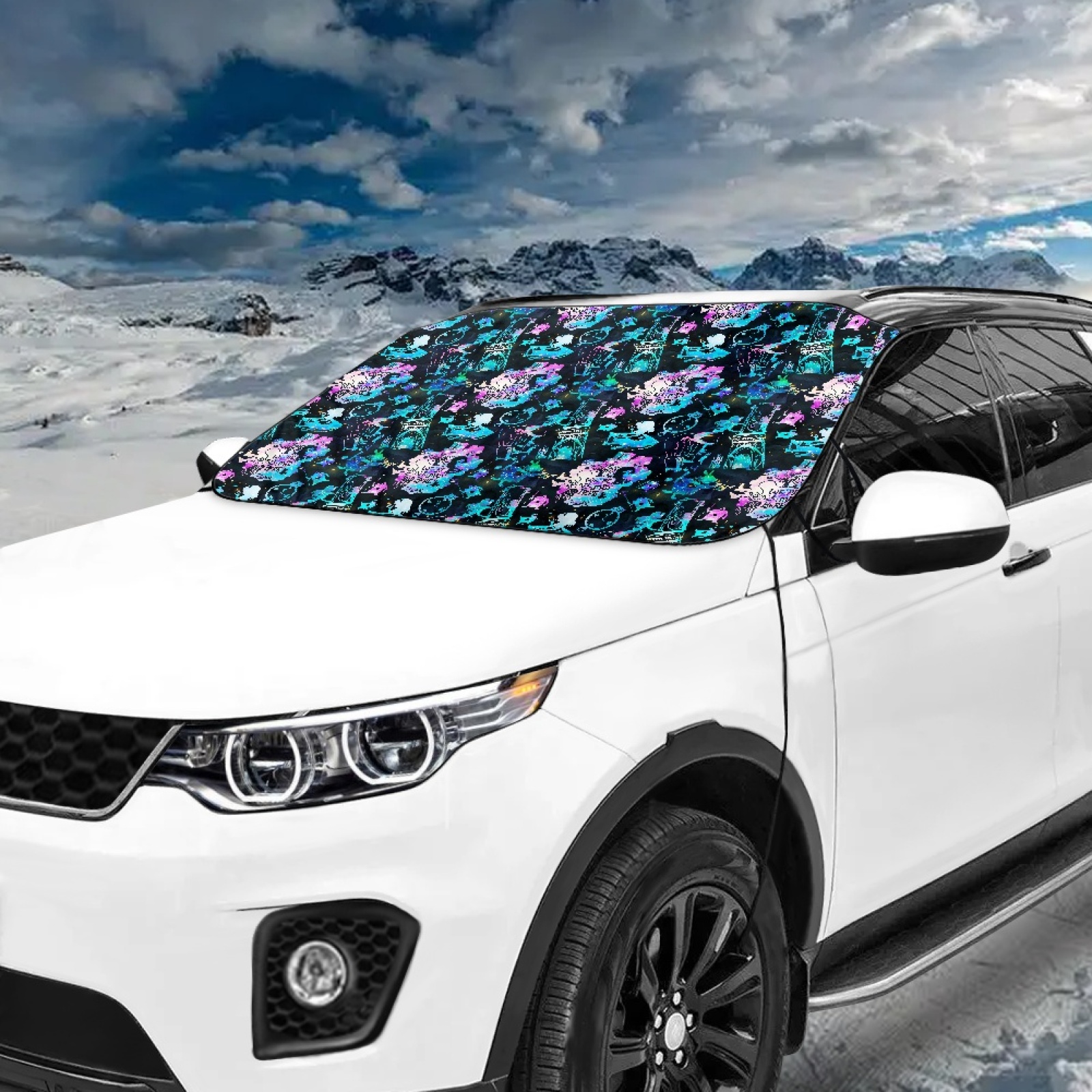 Plus size car windshield snow cloth