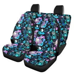 Car front + rear seat cushion cover