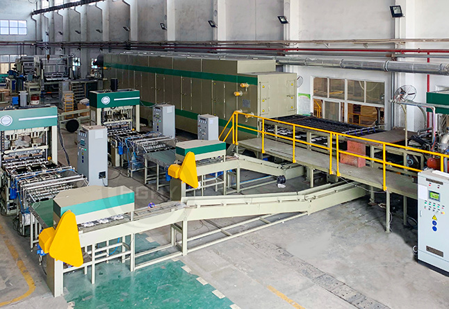 In-line Hotpress egg carton making machine