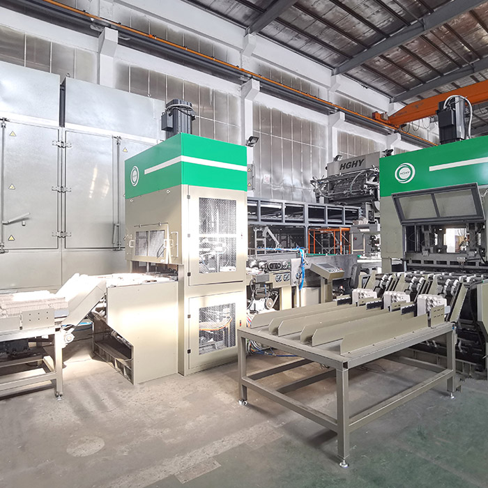 In-line Hotpress egg carton making machine