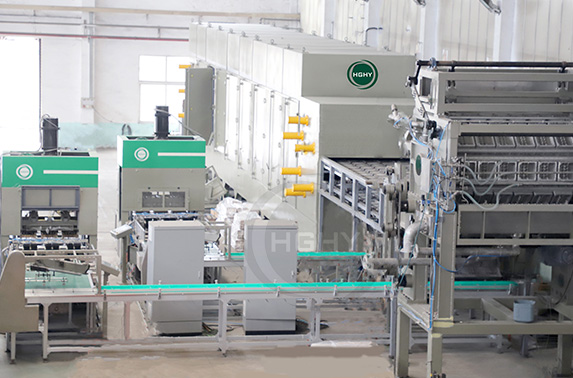 In-line Hotpress Egg Carton Machine