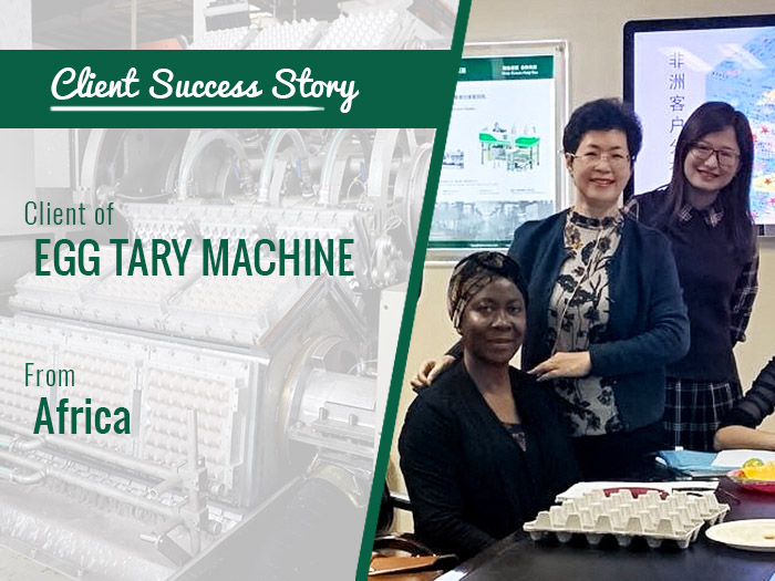 Client Success Story-Egg Tray Machine in Africa