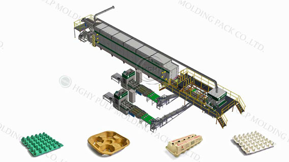 HGHY egg trays production line