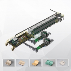 Automatic In-Line Hotpress Egg Carton Machine