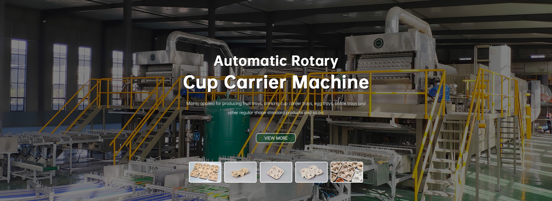 Automatic Rotary Cup Carrier Machine