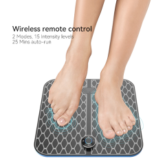Electrical EMS foot massage mat for pain relief and improve blood circulation