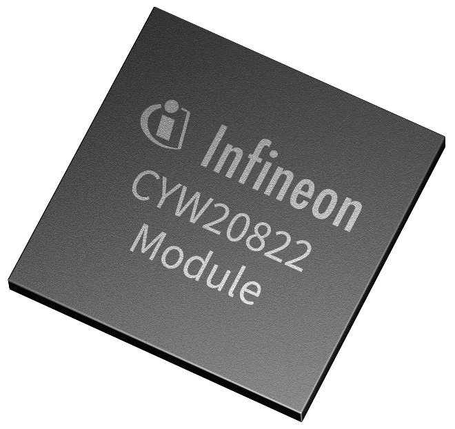 Infineon launches low-cost, low-power, long-distance Bluetooth module CYW20822-P4TAI040