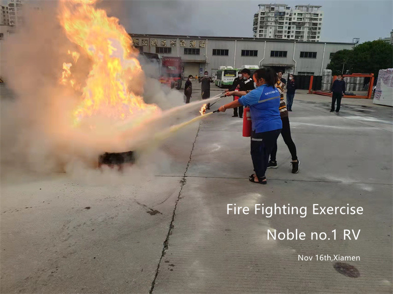 Fire Fighting Exercise on Nov 16th