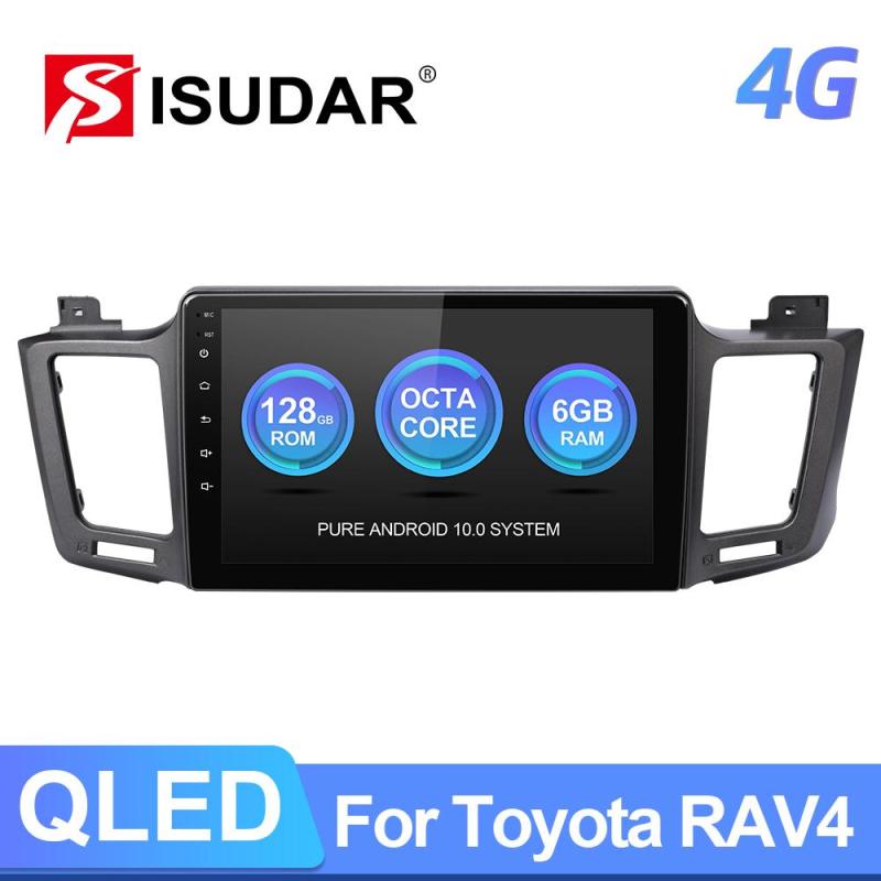 8 core Auto stereo Voice control 128G For Toyota RAV4 4 XA40 5 XA50 2012-2018