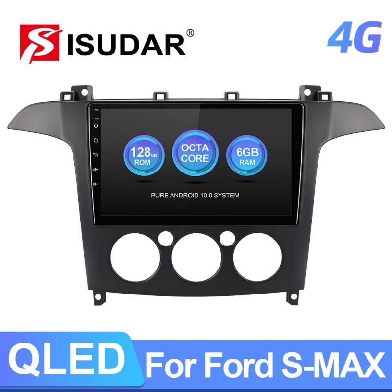 Isudar 8 core RAM 6G Carplay Auto radio Ford S-Max S Max 2006-2015 GPS Navigation Multimedia